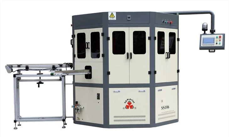 Automatic Servo Glass Bottle Screen Printing And Hot Stamping Machine